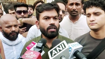 Cockroach Janata Party (CJP) founder Abhijeet Dipke speaks to the media, in New Delhi on Wednesday. CJP chief spokesperson Saurav Das also present. (ANI Video Grab) Cockroach Janata Party (CJP) founder Abhijeet Dipke speaks to the media, in New Delhi on Wednesday. CJP chief spokesperson Saurav Das also present. (ANI Video Grab)