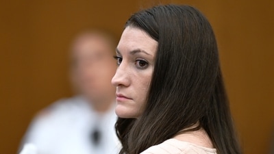 Lindsay Clancy, during during her murder trial, Thursday, Aug. 13, 2026., in Plymouth, Mass. Josh Reynolds/Pool (AP Photo/Josh Reynolds, Pool) (AP Photo/Josh Reynolds)
