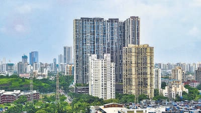 Mumbai, India. Aug 10, 2026 - View of the Dosti Eastern Bay high-rise building located in the Wadala area of central Mumbai. Mumbai, India. Aug 10, 2026. (Photo by Raju Shinde/HT Photo) (Raju Shinde) Mumbai, India. Aug 10, 2026 - View of the Dosti Eastern Bay high-rise building located in the Wadala area of central Mumbai. Mumbai, India. Aug 10, 2026. (Photo by Raju Shinde/HT Photo) (Raju Shinde)