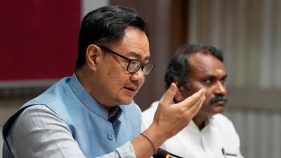 Union Parliamentary Affairs Minister Kiren Rijiju's remarks came after Prime Minister Narendra Modi on Saturday said that “Dimagi Naxals” need to be identified and “isolated”. (PTI File) Union Parliamentary Affairs Minister Kiren Rijiju's remarks came after Prime Minister Narendra Modi on Saturday said that “Dimagi Naxals” need to be identified and “isolated”. (PTI File)