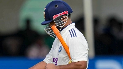 Overnight batsman Rishabh Pant looked good for a big innings but then he fell for 39. India resumed the second day on 288/2 after a long rain delay. (PTI) Overnight batsman Rishabh Pant looked good for a big innings but then he fell for 39. India resumed the second day on 288/2 after a long rain delay. (PTI)