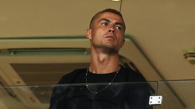 Cristiano Ronaldo during a match. (REUTERS)