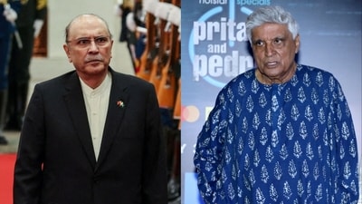 Javed Akhtar takes jibe at Pakistan President Asif Ali Zardari's remarks on minorities. (Agencies) Javed Akhtar takes jibe at Pakistan President Asif Ali Zardari's remarks on minorities. (Agencies)