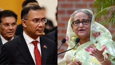 India has said Bangladesh's extradition request is "under examination". (Pool Photo via AP/ Reuters) India has said Bangladesh's extradition request is "under examination". (Pool Photo via AP/ Reuters)