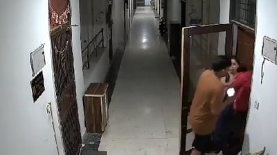 CCTV footage of the incident has since circulated widely on social media. (X@Subash Kumar) CCTV footage of the incident has since circulated widely on social media. (X@Subash Kumar)