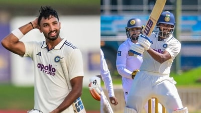 Devdutt Padikkal scored a century on Day 1 against Sri Lanka on Saturday. Devdutt Padikkal scored a century on Day 1 against Sri Lanka on Saturday.