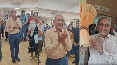 The farewell marked Pingali’s final session at XLRI after a 33-year academic career. (LinkedIn/Prof. Manish Singhal ) The farewell marked Pingali’s final session at XLRI after a 33-year academic career. (LinkedIn/Prof. Manish Singhal )