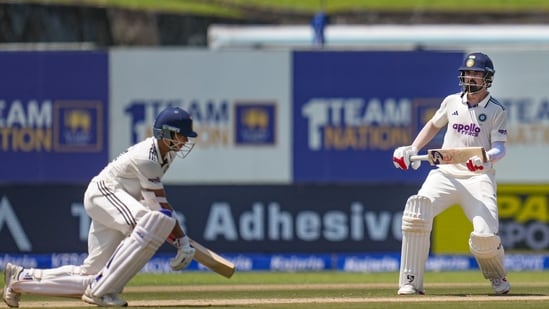 Galle: India's KL Rahul, right, and Yashasvi Jaiswal run between the wickets. (PTI)
