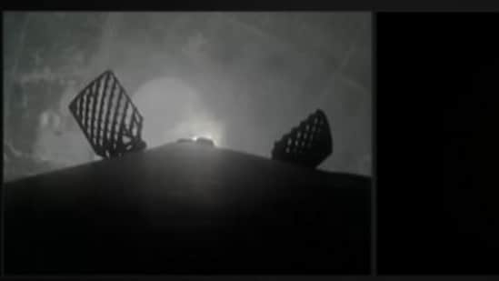 SpaceX Falcon 9 rocket's first stage landed. (X/@SpaceX)