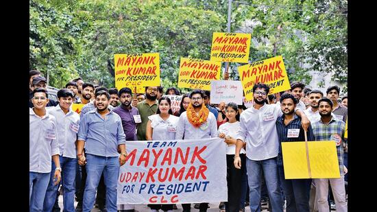 The Delhi University Students’ Union (DUSU) 2026 elections have been scheduled to take place on September 18. (Photo: Manoj Verma/HT (For representational purpose only))