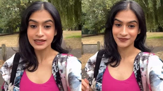 An Indian woman in the UK showed how people spent weekday evenings with family after finishing their 9-to-5 jobs.
