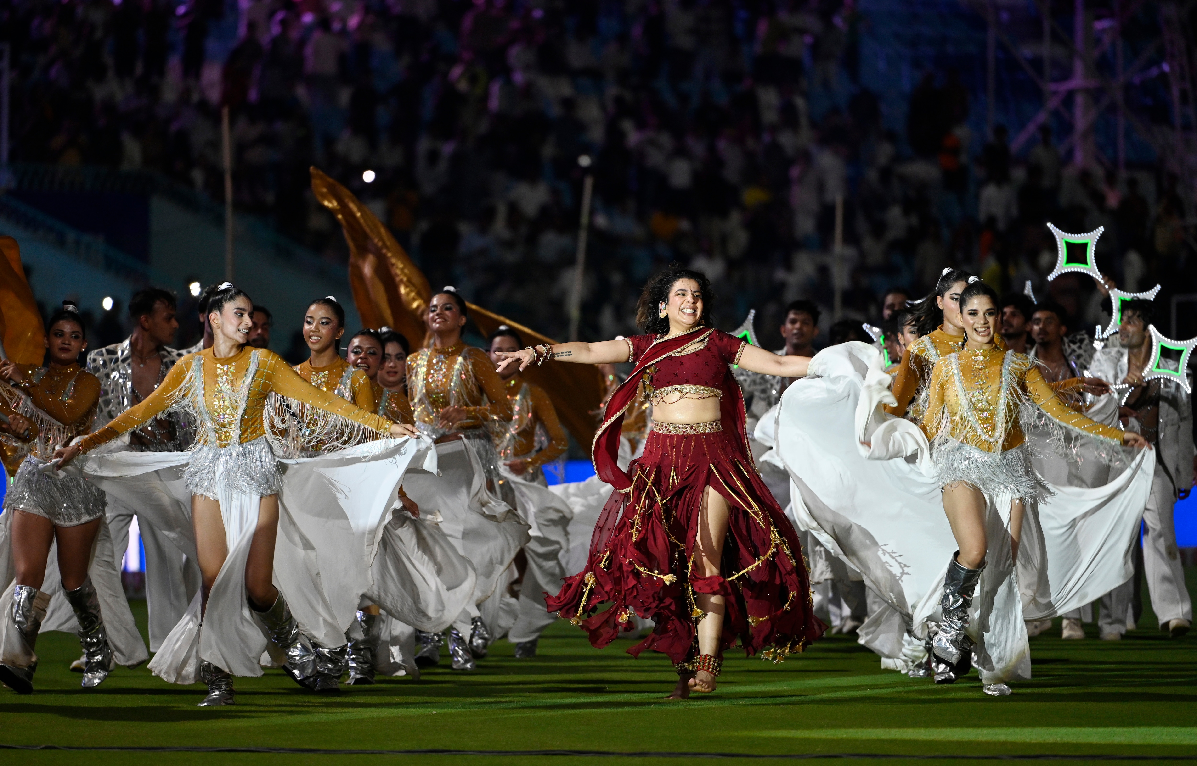 Singer Jasmine Sandals performing in Lucknow (Photo: Deepak Gupta/HT) Singer Jasmine Sandals performing in Lucknow (Photo: Deepak Gupta/HT)