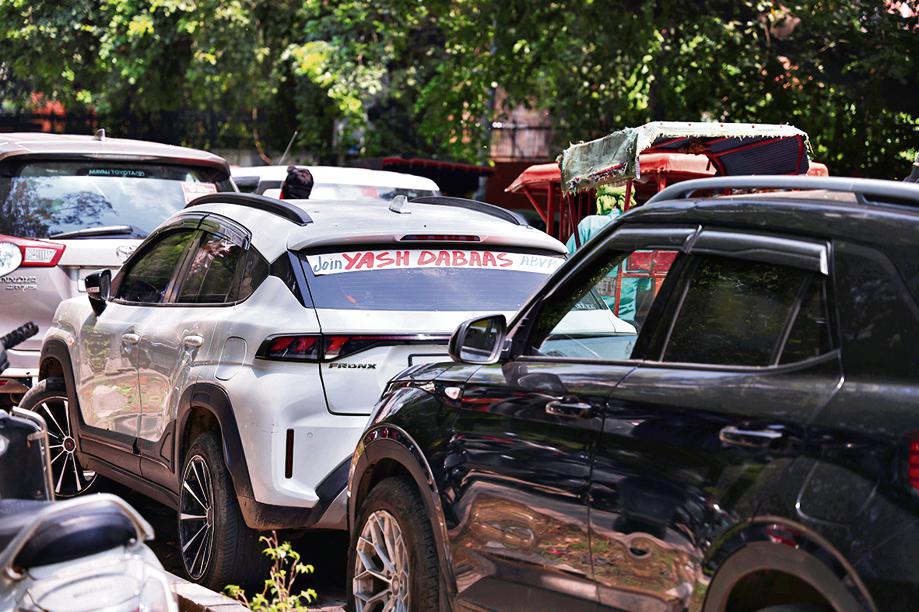 The campaign rallies have been capped at a maximum of five vehicles per candidate The campaign rallies have been capped at a maximum of five vehicles per candidate