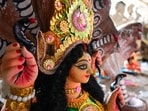 Gram it: In preparation of the upcoming Maa Mansa Puja, some artists gave some finishing touches to idols of Goddess Maa Mansa Devi, at their workshop in Gurugram. In Hindu mythology, Mansa Devi is revered as the goddess of snakes, and is traditionally regarded as the mind-born daughter of Lord Shiva, the sister of serpent king Vasuki, and the wife of sage Jaratkaru. Gram it: In preparation of the upcoming Maa Mansa Puja, some artists gave some finishing touches to idols of Goddess Maa Mansa Devi, at their workshop in Gurugram. In Hindu mythology, Mansa Devi is revered as the goddess of snakes, and is traditionally regarded as the mind-born daughter of Lord Shiva, the sister of serpent king Vasuki, and the wife of sage Jaratkaru.