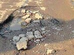 According to local shopkeepers, the road has remained in a deplorable condition for years (Manish/HT)