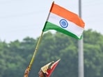 From tricolour-clad children to security guards and gardeners, Independence Day offers a glimpse of the community behind the city’s apartment doors. (Parveen Kumar/HT)