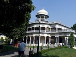 In 1970, Indira Gandhi handed over her ancestral home Anand Bhavan in Allahabad to the government, which converted it into a museum. (HT PHOTO)