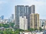 Mumbai, India. Aug 10, 2026 - View of the Dosti Eastern Bay high-rise building located in the Wadala area of central Mumbai. Mumbai, India. Aug 10, 2026. (Photo by Raju Shinde/HT Photo) (Raju Shinde)