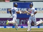 IND vs SL LIVE Score: Sri Lanka's Niroshan Dickwella and Sonal Dinusha run between the wickets on day three of the first test match IND vs SL LIVE Score: Sri Lanka's Niroshan Dickwella and Sonal Dinusha run between the wickets on day three of the first test match