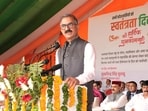 Sukhu also announced an additional payment of  <span class='webrupee'>₹</span>20,000 towards salary arrears to Class-4 employees within this month. (HT Photo)