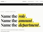 The website aggregates the reported data into three sections — reports, departments and cities.