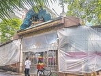 iMumbai, India - August 16, 2026: A view of the Laxmi Narayan Temple at Andheri west in mumbai, India, on Sunday, August 16, 2026. (Photo by Satish Bate/ Hindustan Times) (Hindustan Times)