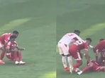 Jamal Musiala fainted during the pre-season match.