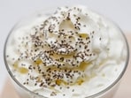 Chia seeds can be used to make healthy desserts.