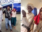 A Rajasthan family experienced air travel for the first time after their son made their dream come true.