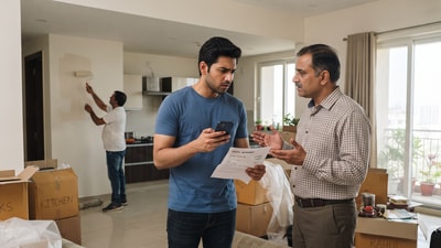 A tenant said his landlord wanted to deduct one month’s ₹60,000 rent for repainting and minor repairs. (Representational image/Gemini AI generated) A tenant said his landlord wanted to deduct one month’s ₹60,000 rent for repainting and minor repairs. (Representational image/Gemini AI generated)