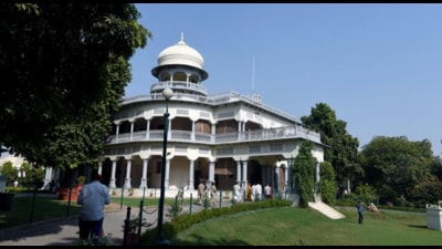 In 1970, Indira Gandhi handed over her ancestral home Anand Bhavan in Allahabad to the government, which converted it into a museum. (HT PHOTO) In 1970, Indira Gandhi handed over her ancestral home Anand Bhavan in Allahabad to the government, which converted it into a museum. (HT PHOTO)