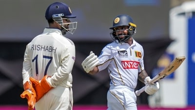 Niroshan Dickwella was awesome during his innings of 80. He and Sonal Dinusha rescued Sri Lanka who were reeling at 90/5 at one time. (PTI) Niroshan Dickwella was awesome during his innings of 80. He and Sonal Dinusha rescued Sri Lanka who were reeling at 90/5 at one time. (PTI)