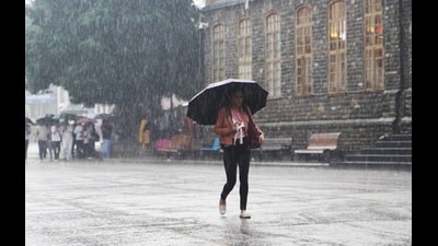 The India Meteorological Department (IMD), Shimla, has predicted heavy showers to continue in parts of Himachal Pradesh on Tuesday, and has sounded an orange alert of heavy to very heavy rainfall in Bilaspur, Kangra, Mandi and Sirmaur districts. (Deepak Sansta)