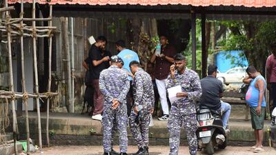 The police rushed all four family members to the JJ Hospital on Sunday, where they were declared brought dead. (Bhushan Koyande/HT Photo) The police rushed all four family members to the JJ Hospital on Sunday, where they were declared brought dead. (Bhushan Koyande/HT Photo)