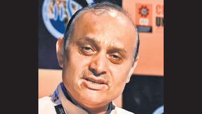 Vinod Kumar, who was the chief guest at the event, said that the Indian Space Research Organisation (ISRO) had turned India into a major space power. (HT Photo) Vinod Kumar, who was the chief guest at the event, said that the Indian Space Research Organisation (ISRO) had turned India into a major space power. (HT Photo)
