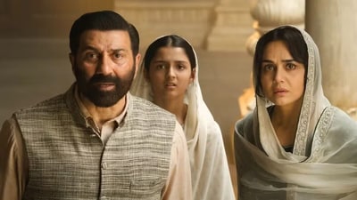 Batwara 1947 box office collection day 3: Sunny Deol film suffers 46% Sunday drop, wraps opening weekend under ₹30 crore amid massive clash with Emraan Hashmi's Awarapan 2. Batwara 1947 box office collection day 3: Sunny Deol film suffers 46% Sunday drop, wraps opening weekend under ₹30 crore amid massive clash with Emraan Hashmi's Awarapan 2.