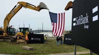 Groundbreaking for the southern Ohio data-center complex in March. Groundbreaking for the southern Ohio data-center complex in March.