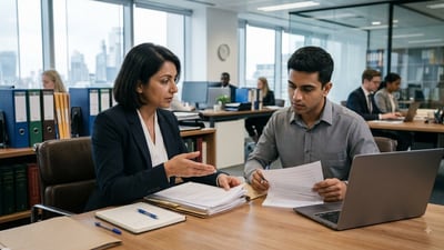 The intern agreed to take up the assignment as a “one-time exception”, the lawyer claimed. (Gemini AI/Representational image) The intern agreed to take up the assignment as a “one-time exception”, the lawyer claimed. (Gemini AI/Representational image)