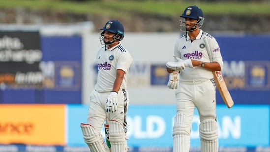 India's Kuldeep Yadav and Prasidh Krishna walk back to the pavilion after the end of play on day 2 of the 1st Test match against Sri Lanka India's Kuldeep Yadav and Prasidh Krishna walk back to the pavilion after the end of play on day 2 of the 1st Test match against Sri Lanka