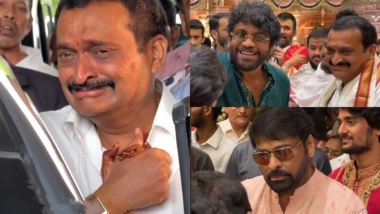 Bandla Ganesh breaks down at daughter's wedding; refuses to let go of her hand