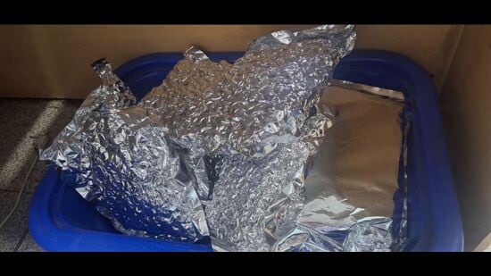 Customs officials conducted a detailed search and recovered 11.525 kg of hydroponic weed (ganja), according to the statement. (HT Photo)