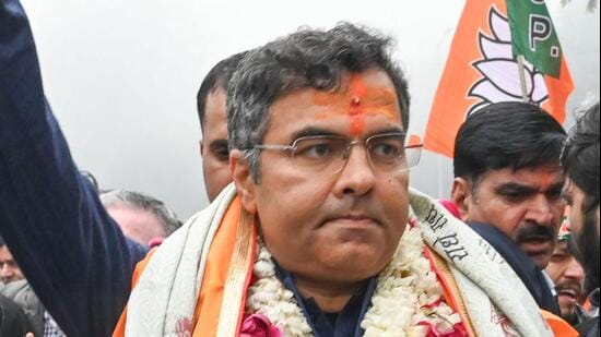 Delhi PWD minister Parvesh Verma (HT Archive)