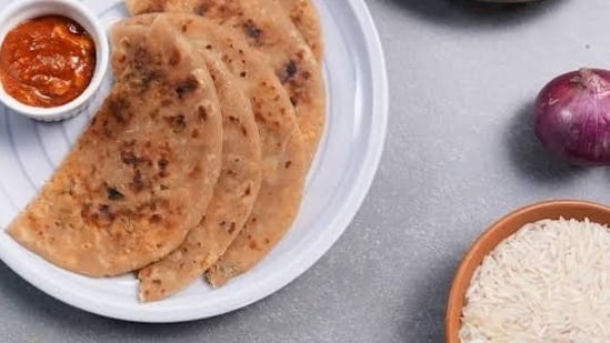 Gives leftover rice a complete makeover instead of letting it sit in the fridge with this stuffed paratha recipe by chef Sanjeev Kapoor. (Sanjeevkapoor.com)