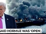 Trump declares Hormuz open, then hours later, mystery projectile hits a vessel in the strait?