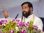 Maharashtra deputy CM Eknath Shinde called out the error made during the event and said that the version played there was not in the approved style.