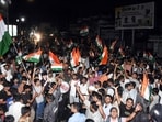 Jharkhand protest highlights: JPSC-JSSC aspirants wave the national flag as they celebrate after the Jharkhand government accepted their demands and cancelled the JSSC-CGL exam and all exams conducted by TDPL.