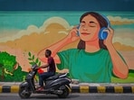 Gram it: This bright canvas perfectly captures the city’s seasonal spirit, which is basking under a mix of soft clouds and bright sun as commuters zoom past. This street art has recently come up at Panchkuian Road, near Lady Hardinge Hospital, with a much-needed reminder to tune out the chaos and find your inner peace even amid the everyday rush of daily life.