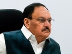 Last week, Union health minister JP Nadda was admitted to AIIMS Delhi after experiencing uneasiness.(PTI)