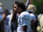 Rookie wide receiver Jordyn Tyson sustained the injury Thursday during the Saints’ joint practice.
