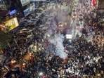 The Jharkhand protest site on Sunday. (PTI)